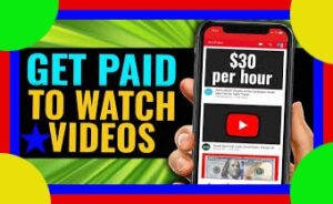 earn money online watch video